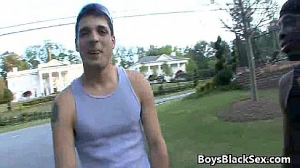 Black Muscular Guy Fuck White Mate Hard In His Tight Ass 19 