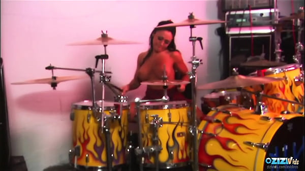 The Drummer Gets Her Big Tits Licked By A Guy With A Big Dick thumbnail