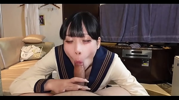 Japanese Black-haired Beauty. Slender Gal Amateur Blowjob And Clean Shaved Pussy Creampie Sex. Uncensored, Asian, Hentai, Cosplay thumbnail