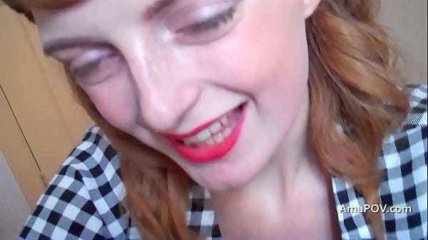 British Redhead Wanks And Sucks Me Off Before I Cum In Her Mouth thumbnail