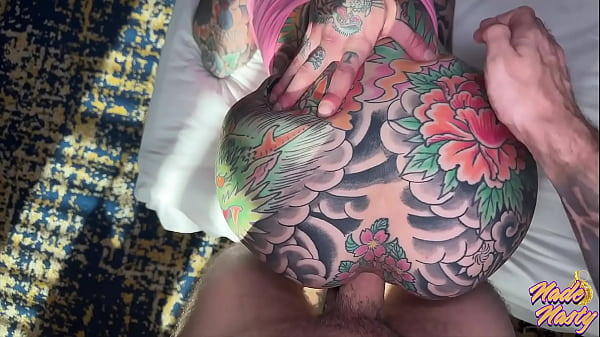 Tatted Split Tongue Slut Tiger Lilly Worships My Dick thumbnail