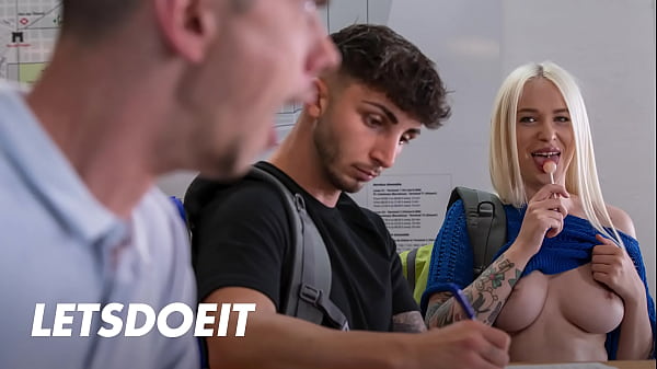 Cheating Blonde Arteya Couldn't Resist The Temptation To Not Suck This Big Penis That Was In Front Of Her - Horny Hostel thumbnail