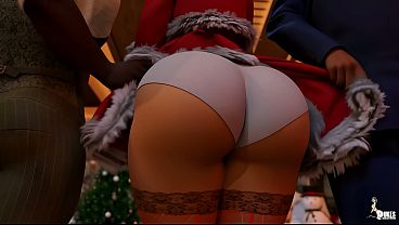 Mrs Santa get_s seduced at the Holiday Ball