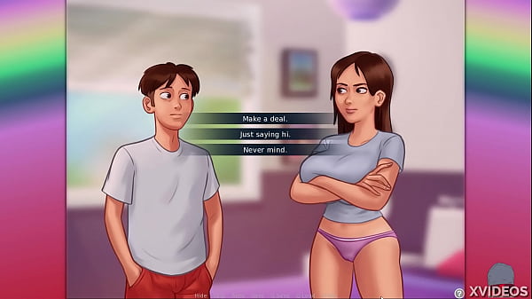 Summertime Saga Ep. 10 - The Brunette Squirts After Masturbating thumbnail