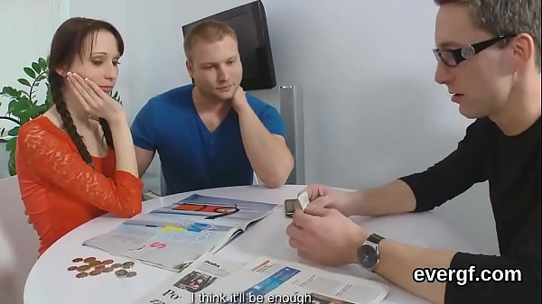 Flat Broke Fella Lets Spicy Friend To Penetrate His Exgf For Bucks thumbnail