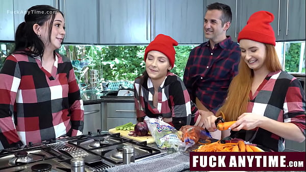 Teens Ride On Stepdad's Cock On Thanksgiving Dinner Time - Fuckanytime thumbnail