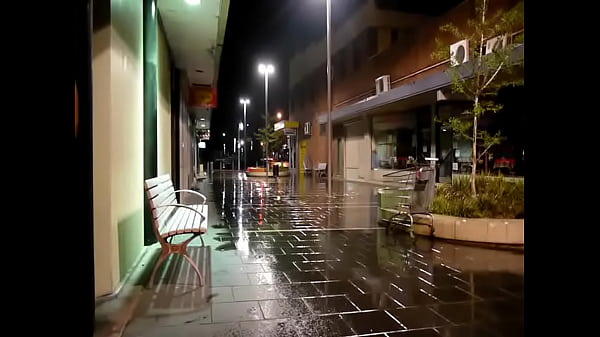 Well Lit Night Mall Walk thumbnail