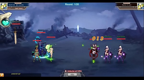 Gameplay of a adult video game gods of hentai 4 