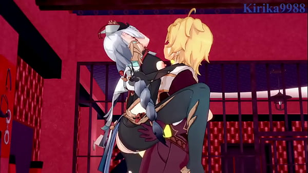 Noelle And Shenhe And Aether Intense Sex. - Genshin Impact Hentai thumbnail