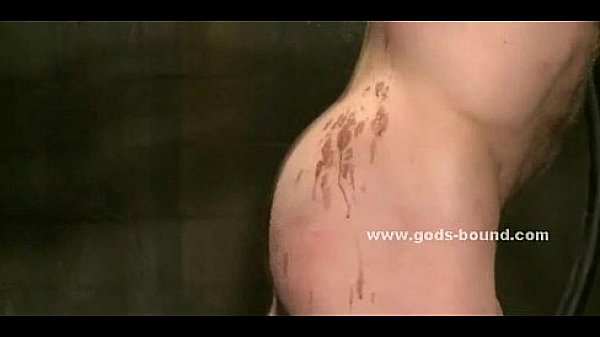 Gay Man Is Bound In Leather And Fucked thumbnail