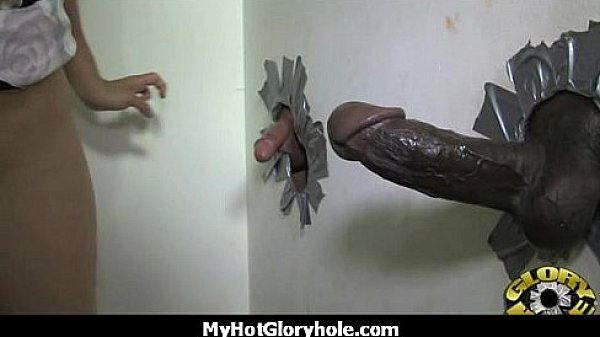 Horny Lady Enjoys Gloryhole Cocksucking Interracial 16 thumbnail