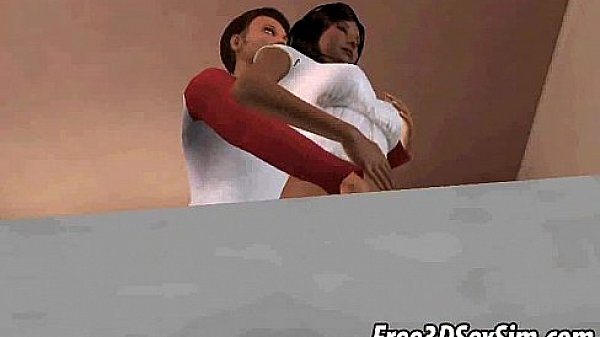 Tasty 3d Ebony Hottie Sucks Cock And Gets Fucked thumbnail