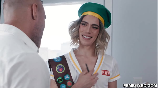 Naughty Femboy Dressed Like A Scout Attire! thumbnail