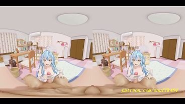 VR180 mmd Lamy BlowJob 3d hololive Hentai
