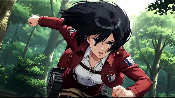 Nonton Mikasa Ackerman Hardcore Anal Sex With Big Titan Eren Yeager Outdoors In The Forest - Ai Generation Anal thumbnail