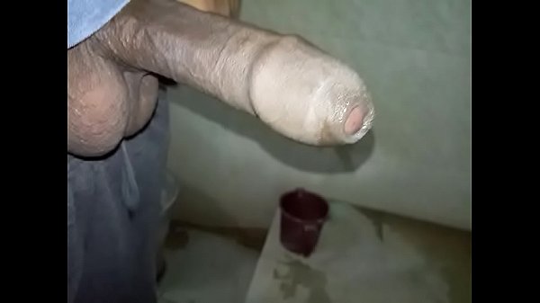 Young indian boy masturbation cum after pissing in toilet