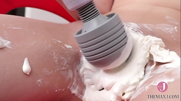 Naughty Japanese Maid Goes Naked And Plays With Whipped Cream thumbnail