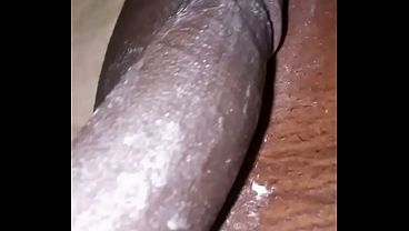 New Video Bigblackie Masturbating & Jacked Off So Much Cum In Craving For The White Girls thumbnail