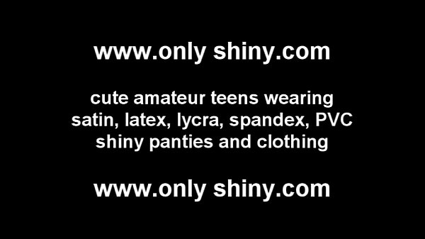 These shiny red pvc panties really hug my curves 