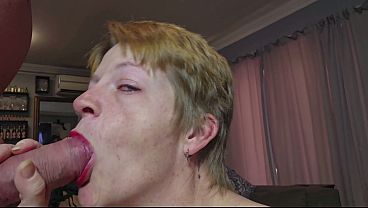 Mature Whore Recording Herself Sucking My Cock, Me Recording In Pov thumbnail
