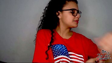 My step cousin fucks me without a condom, I make it cum on my tits, I love being bathed in semen, part 1, Diana Marquez- 