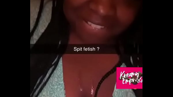 Submissive has spit fetish