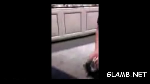 Sex-starved woman is licking phallus