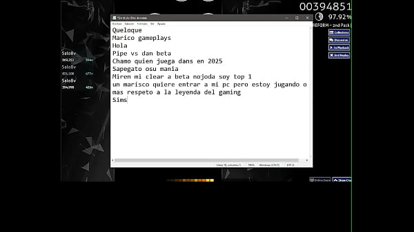 OSU MANIA DAN BETA OVER CLEAR