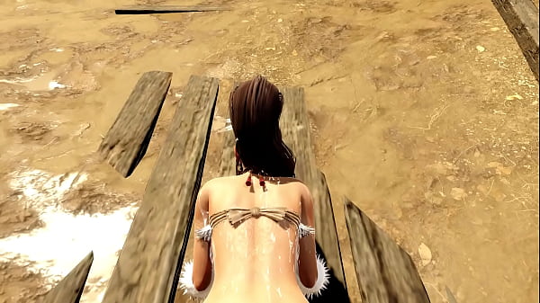 POV Nidalee Queen Of The Jungle sex with massive cumshot on her back - League Of Legends Porn Parody 