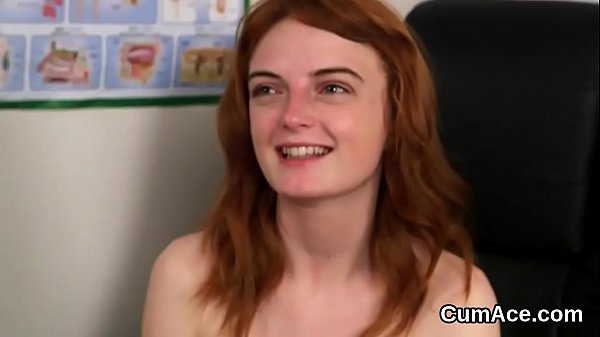 Exciting kitten enjoys a deep blowjob and good deal of juice on her face 