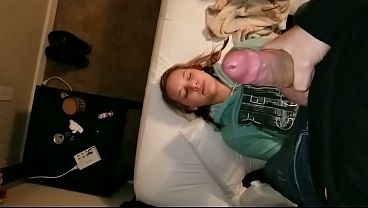 Draining His Load then Letting Him Use Me on the Couch 