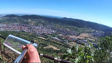 Wanderung zum Aussichtspunkt &uuml_ber der Stadt #2 Ausblick vom Aussichtspunkt