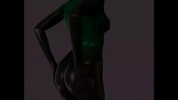 3d virtual girl in a skin tight car suit 