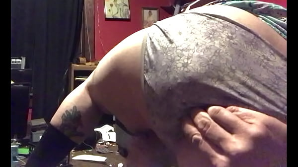 Hot Tattoo Guy In Flower Panties Loves Getting Fucked From Behind thumbnail