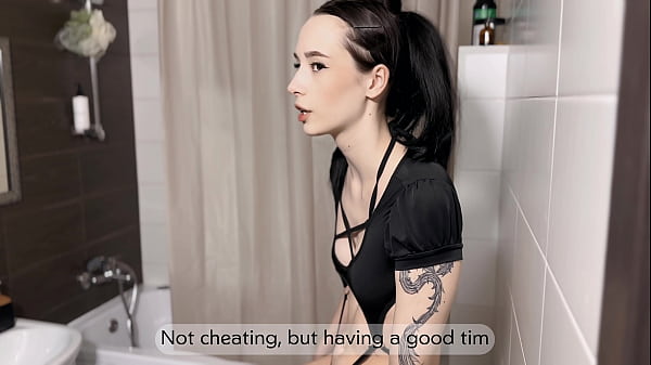 Nonton I Catch Step-sis Masturbating In The Bathroom And Convince Her To Give Me A Blowjob thumbnail