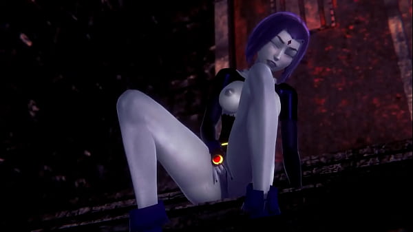 Raven Fingering That Pussy | Titans 3d Porn thumbnail