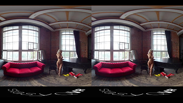 StasyQVR - 180 VR Porn Video - Boots 'n Blondes with MarbellaQ
