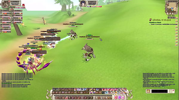 Entire guild eats gigantic cock