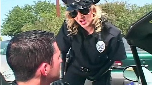 Female Officer Fucking In Shiny Latex Lingerie thumbnail