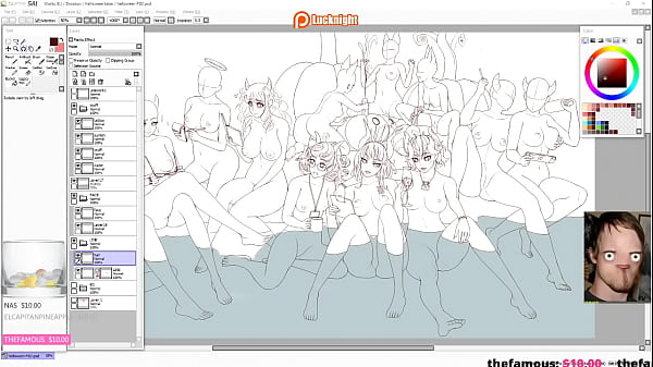 Nonton Lewdlair Broadcast By Luck Night On Picarto From October Nineteenth 2020 A thumbnail