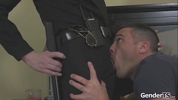 Shemale Police Officer Natalie Mars Is Here To The Rescue.the Tgirl Calms Down A Guy But He Notices Her Bulge.the Tgirl Is Sucked And Anal Fucked thumbnail