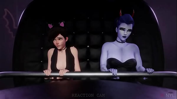 Spooky Overwatch Futa Sex by @doublenyl 