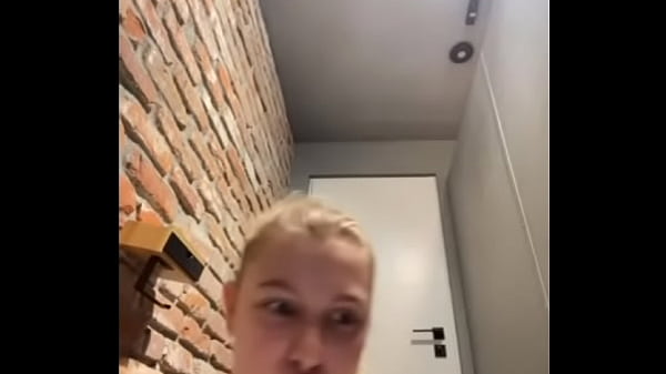 Public double penetration. Masturbate in public place and cum 