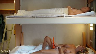 Late night in a shared cabin &ndash; bunk bed temptation roleplay