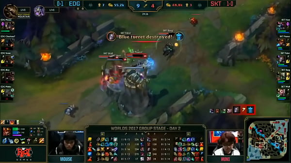 League of Legends Worlds 2017 / EDG vs SKT / Ibai &quot robots&quot