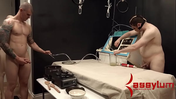 Cum Hungry Slobbering Teen Bondage Slut Ass Rammed And Sucking Two Ccoks thumbnail