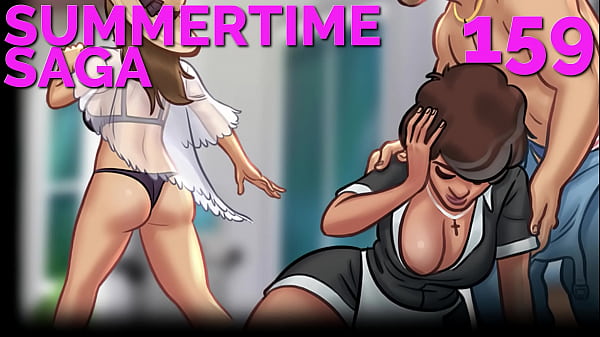 SUMMERTIME SAGA #159 &bull_ Thirsty for the maids voluptuous cleavage