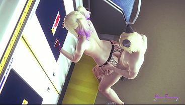 Suicide Squad Yaoi - Harley Quinn Femboy Is Fucked Against The Door thumbnail