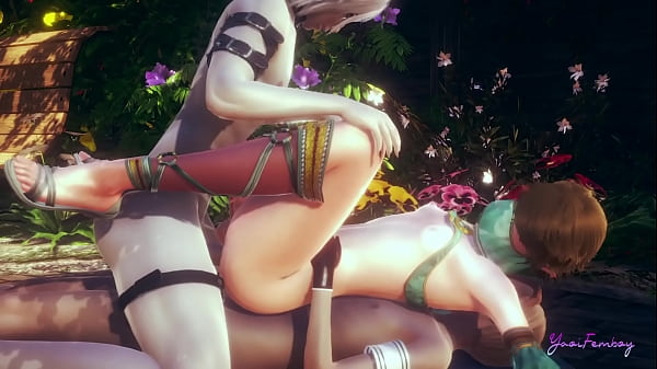 Zelda Yaoi Femboy - Double Penetration 3some With Creampie In His Ass thumbnail