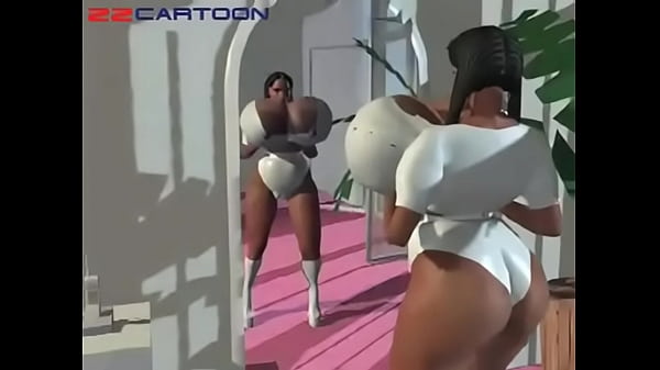 Nonton 3d Art Black Hourglass Strippe thumbnail